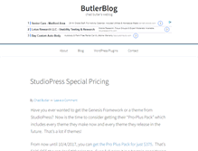 Tablet Screenshot of butlerblog.com
